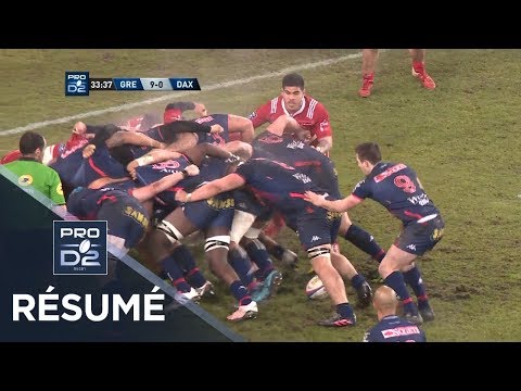 PRO D2 - Résumé Grenoble-Dax: 28-14 - J25 - Saison 2017/2018