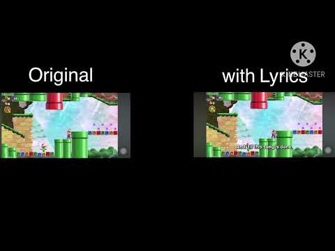 Piranha Plants on Parade Lyrics vs Original (Listen on the left or right speaker)