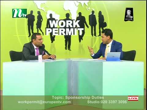 Work Permit about Sponsorship Duties S1 150817