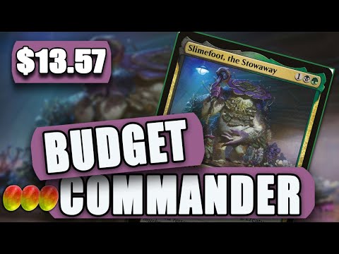 $13 BUDGET COMMANDER DECK TECH | Slimefoot the Stowaway | EDH | triplemangothreat