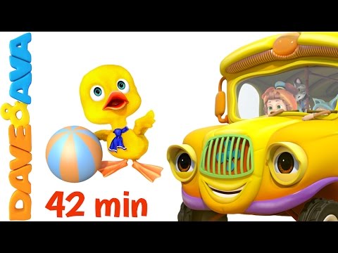 😉 The Wheels on The Bus - Part 3 | Dave and Ava | Nursery Rhymes and Baby Songs 😉 Video