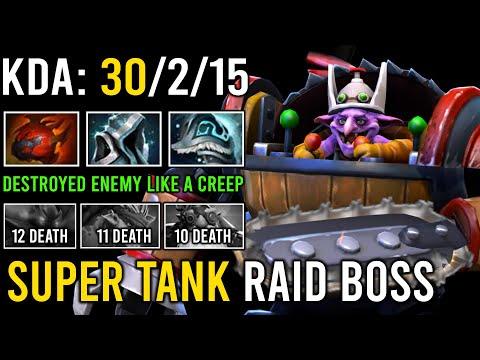 Unstoppable Monster Offlane Timbersaw Super Tank God Tarrasque & Spell Lifesteal Deleted ALL Dota 2