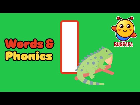 Learn ABC 👉 Letter I | Ice, ice cream, icing, iguana, island | Bugpapa ABC for kids #alphabet