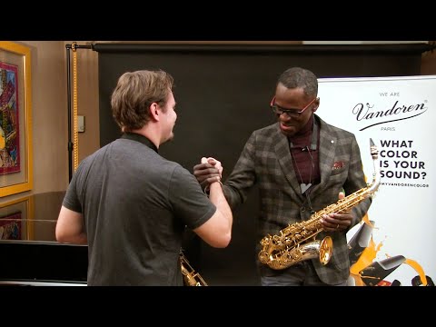 Mark Gross and Baptiste Herbin: meeting at Vandoren 56 rue Lepic