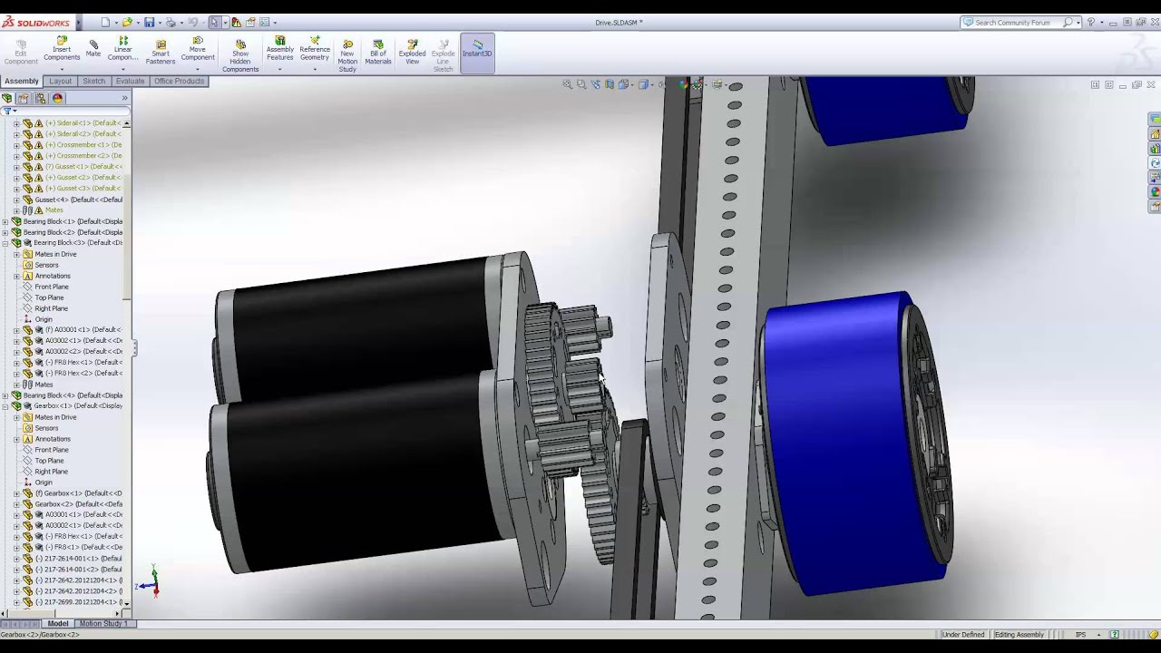 Roller Chain Solidworks Animation