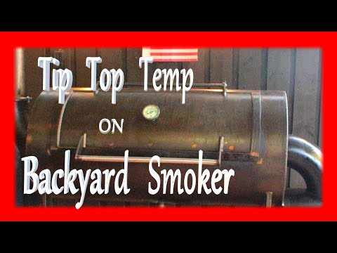 Tip Top Temp On Offset Smoker