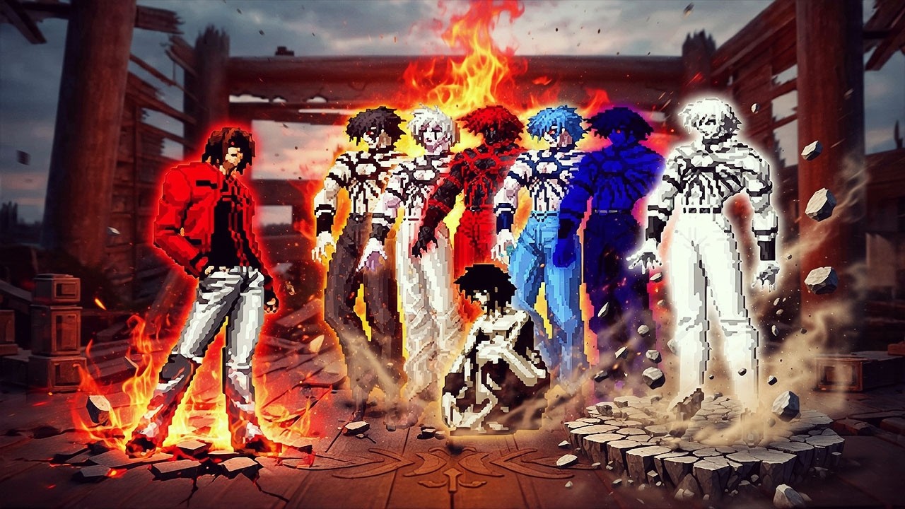 [KOF Mugen] Red Kychiel Vs 8 Multi Orochi Team | 1 VS 8