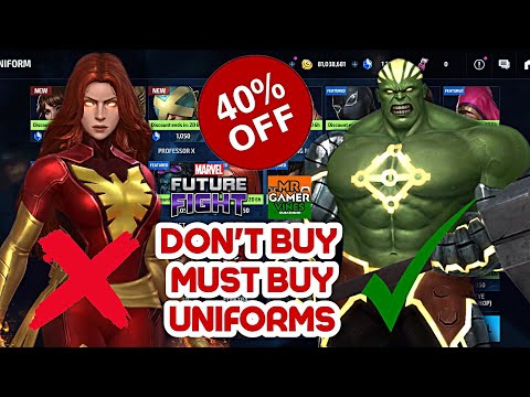 👉MUST buy UNIFORM 40% discount in Marvel future fight Mr GAMER VINES Hindi video 👍