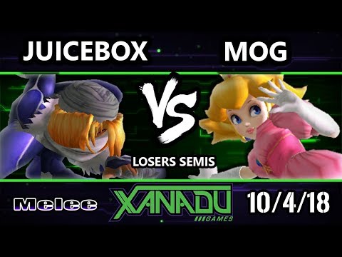 S@X 270 SSBM -  Juicebox (Sheik) Vs.  MoG (Peach) Smash Melee Losers Semis