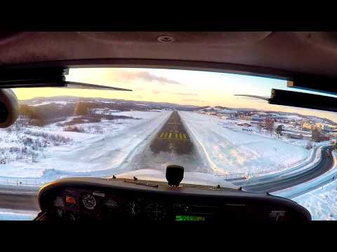 Kjeller approach with Cessna 172
