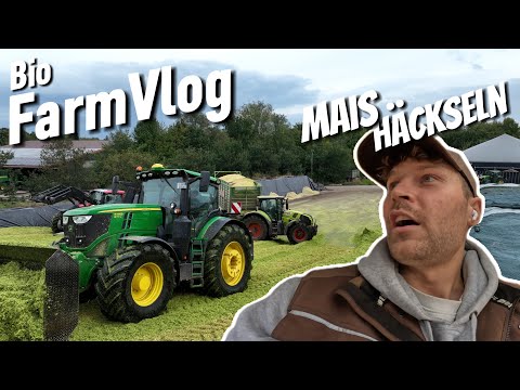 Erntestart Mais - endlich geht es los! John Deere 7400 im Einsatz / Vlog 129