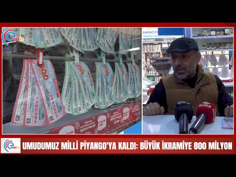 UMUDUMUZ MİLLİ PİYANGO'YA KALDI BÜYÜK İKRAMİYE 800 MİLYON