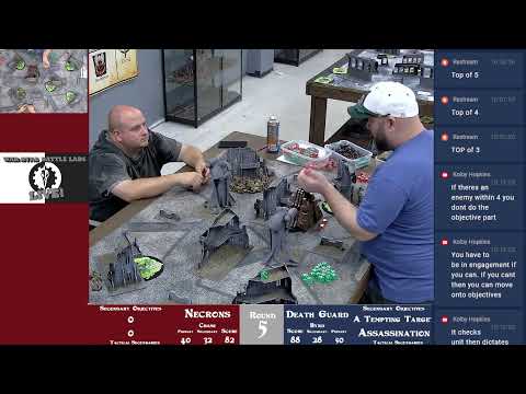 WARHAMMER LIVE! Death Guard vs. Necrons