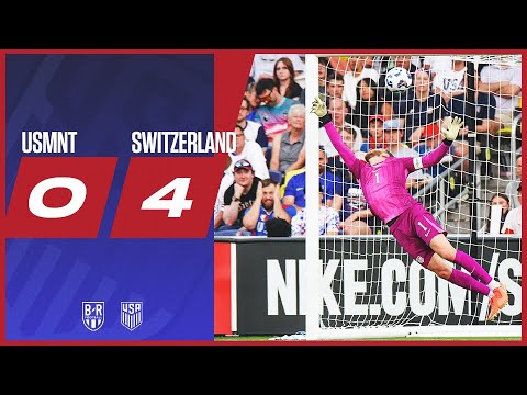 Switzerland crush the USMNT 😬 | USMNT 0-4 Switzerland | Official Game Highlights