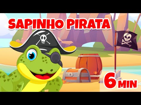 Sapinho Pirata - Giramille 6 min | Desenho Animado Musical