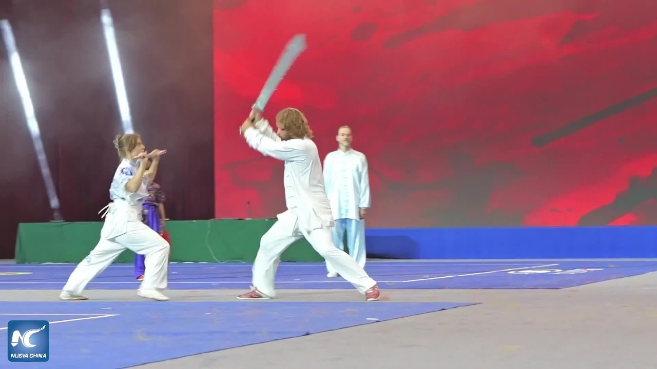 Realizan competencia internacional de Wushu en Cangzhou, al norte de China