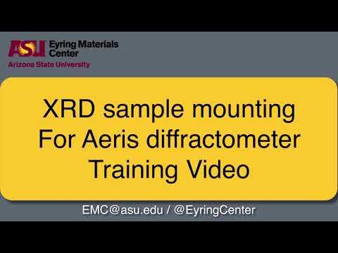 Mounting powder and solid sample in Malvern-PANalytical Aeris autoloader sample holder