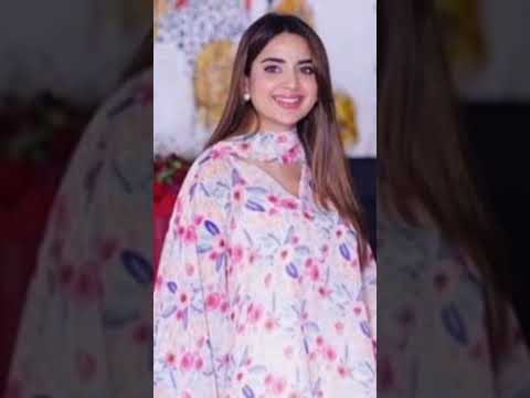 Saboor Aly's Gorgeous Look into Floral Attire Dress