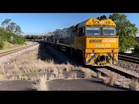 Pacific National NR39, NR21 & NR102 with 5MB4 at East Maitland - 28/4/23