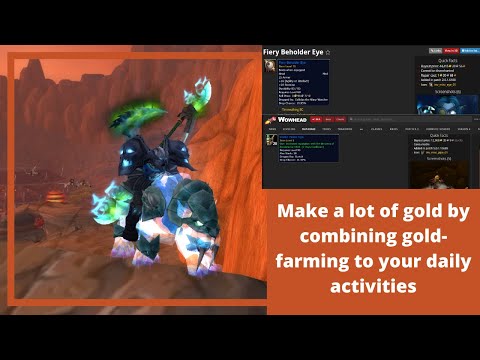 [Gold Farm] WoW BFA 8.3: how to make a lot of gold with your daily activities?