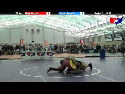 Mark Martin vs. Carson Powell at 2013 ASICS University Nationals - FS