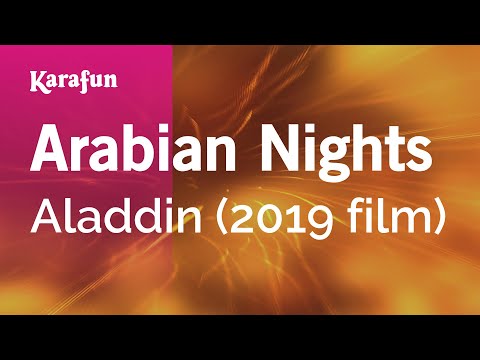 Arabian Nights - Aladdin (2019 film) | Karaoke Version | KaraFun