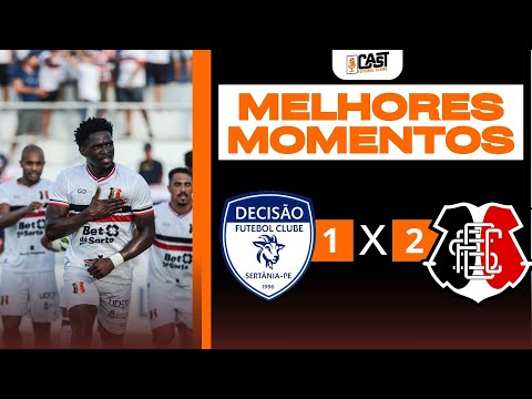 DECISION 1 X 2 SANTA CRUZ | HIGHLIGHTS | PERNAMBUCO CHAMPIONSHIP 2026