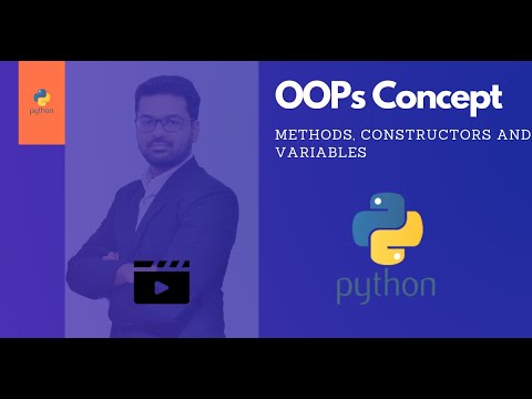 Python Oops Methods Constructors And Variables