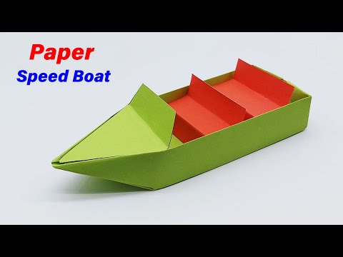 How to Make a Paper Boat that Floats | Origami Boat | Paper Speed Boat
