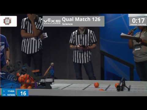 VEX Worlds 2016 - VEXIQ Middle School - Science - Qual 126 (1140A 10769E) 127