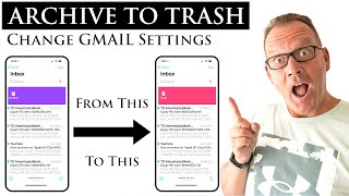 DELETE Email vs. ARCHIVE Email for GMAIL on iPhone.