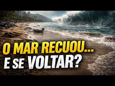 🌊The sea has receded in Santos and Praia Grande… and that's always a cause for concern. But why?