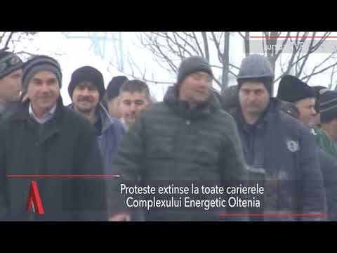 Stiri Mediafax 14 Ianuarie - Grrevă la Complexul Energetic Oltenia