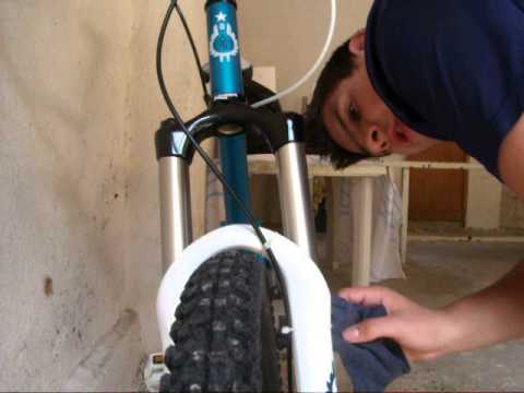 comment reparer fourche vtt