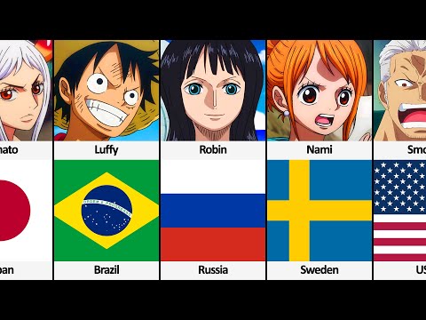 One Piece Characters Country of Origin