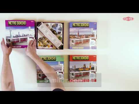 Настольная игра Tactic Метро Домино. Париж (58930)