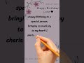 Happy Birthday Wishes For Love ️ Birthday Wishes Message Happybirthday Love Shorts