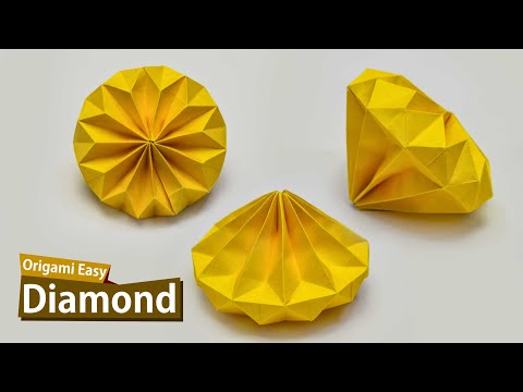DIY Origami Diamonds💎