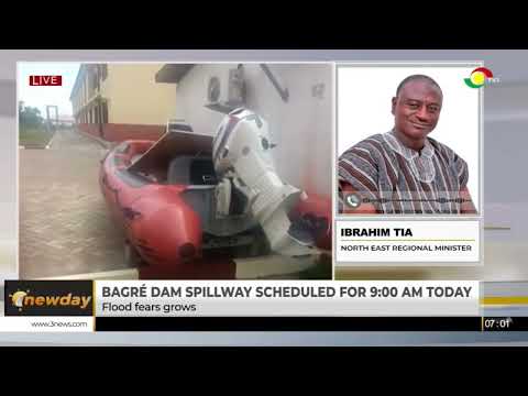 Bagré Dam Spillage Begins Today As Water Level Rises