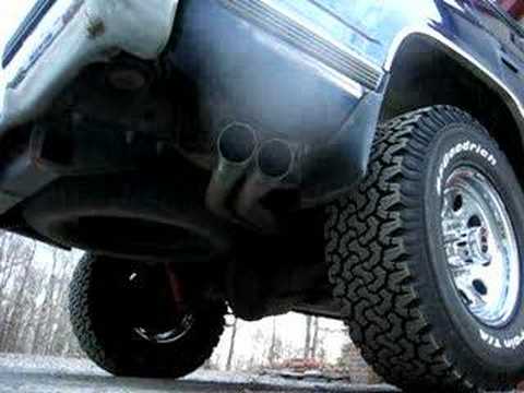 Chevy Tahoe Gibson exhaust