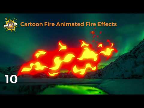 🔥 31 Cartoon Fire Smoke Animated Effects Pack #1 | Animation Effect Overlays For Video Editing