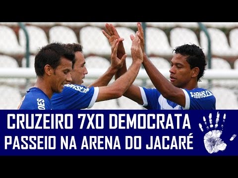 CRUZEIRO 7X0 DEMOCRATA-GV - CAMPEONATO MINEIRO (13/03/2011)