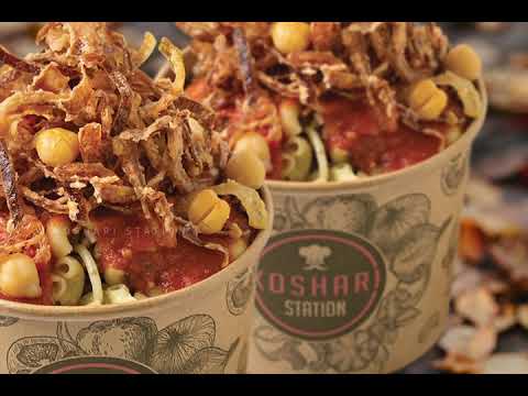 Koshari com molho original (كشري بنكهة الصوص الأصلي) - ESTAÇÃO KOSHARI, DOHA, QATAR