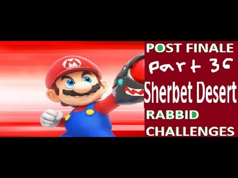 Mario + Rabbids Kingdom Battle|Post Finale(PART 36)|Sherbet Desert Rabbid Challenges