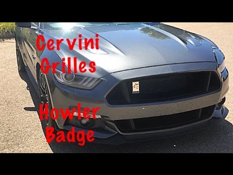 2017 Ford Mustang GT [Ep. 13] CERVINI GRILLES AND HOWLER BADGE!
