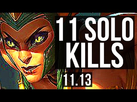 CASSIOPEIA vs RUMBLE (MID) (DEFEAT) | 11 solo kills, 700+ games, Dominating | BR Master | v11.13