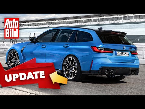 BMW M3 Touring (2022) | Update zum BMW Power-Kombi von M | Skizze mit Untertitel