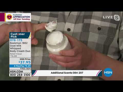 Beekman 1802 Pure Goat Milk Whipped Body Cream Duo AutoS...