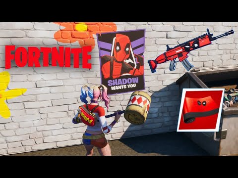 Fortnite Deadpool Week 6 Challenges - Unlock Deadpool Merc Weapons Wrap!