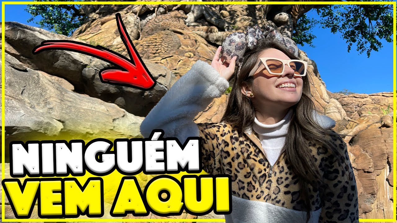 TOUR NA DISNEY - OS SEGREDOS DO ANIMAL KINGDOM ESCONDIDOS NA ÁRVORE DA VIDA